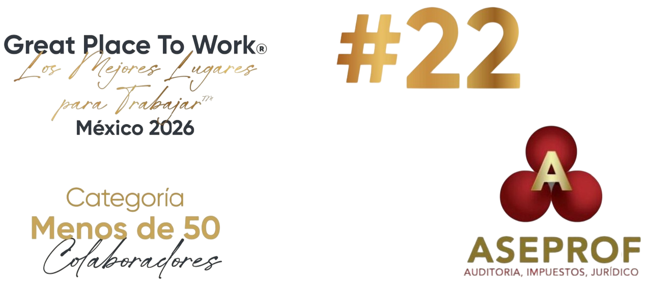 ASEPROF #22 en los Mejores Lugares para Trabajar en México 2026 — categoría menos de 50 colaboradores